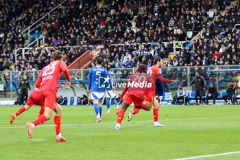 2024-11-24 - celebrates his goal Yacine Adli(ACF Fiorentina) 1-0 Soccer - Italian ,Serie A - Como 1907 vs ACF Fiorentina , 2024-25 game at Stadio Giuseppe Sinigaglia in Como (CO), Italy, 24.11.2024. Photo by Marius Bunduc/LiveMedia - COMO 1907 VS ACF FIORENTINA - ITALIAN SERIE A - SOCCER