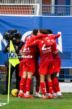 2024-11-24 - celebrates his goal Yacine Adli(ACF Fiorentina) 1-0 Soccer - Italian ,Serie A - Como 1907 vs ACF Fiorentina , 2024-25 game at Stadio Giuseppe Sinigaglia in Como (CO), Italy, 24.11.2024. Photo by Marius Bunduc/LiveMedia - COMO 1907 VS ACF FIORENTINA - ITALIAN SERIE A - SOCCER