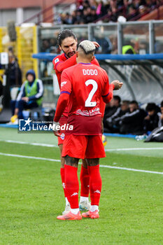 2024-11-24 - celebrates his goal Yacine Adli(ACF Fiorentina) 1-0 Soccer - Italian ,Serie A - Como 1907 vs ACF Fiorentina , 2024-25 game at Stadio Giuseppe Sinigaglia in Como (CO), Italy, 24.11.2024. Photo by Marius Bunduc/LiveMedia - COMO 1907 VS ACF FIORENTINA - ITALIAN SERIE A - SOCCER