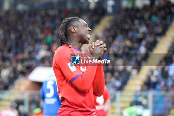 2024-11-24 - disappointed Moise Kean(ACF Fiorentina)Soccer - Italian ,Serie A - Como 1907 vs ACF Fiorentina , 2024-25 game at Stadio Giuseppe Sinigaglia in Como (CO), Italy, 24.11.2024. Photo by Marius Bunduc/LiveMedia - COMO 1907 VS ACF FIORENTINA - ITALIAN SERIE A - SOCCER