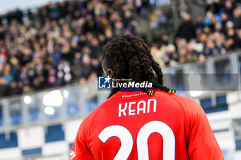 2024-11-24 - Moise Kean(ACF Fiorentina)celebrates his goal 2-0 Soccer - Italian ,Serie A - Como 1907 vs ACF Fiorentina , 2024-25 game at Stadio Giuseppe Sinigaglia in Como (CO), Italy, 24.11.2024. Photo by Marius Bunduc/LiveMedia - COMO 1907 VS ACF FIORENTINA - ITALIAN SERIE A - SOCCER