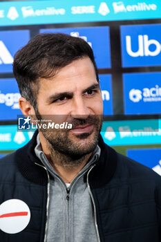 2024-11-24 - The head coach Cesc Fabregas(Como 1907) Soccer - Italian ,Serie A - Como 1907 vs ACF Fiorentina , 2024-25 game at Stadio Giuseppe Sinigaglia in Como (CO), Italy, 24.11.2024. Photo by Marius Bunduc/LiveMedia - COMO 1907 VS ACF FIORENTINA - ITALIAN SERIE A - SOCCER