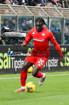 2024-11-24 - Moise Kean(ACF Fiorentina) Soccer - Italian ,Serie A - Como 1907 vs ACF Fiorentina , 2024-25 game at Stadio Giuseppe Sinigaglia in Como (CO), Italy, 24.11.2024. Photo by Marius Bunduc/LiveMedia - COMO 1907 VS ACF FIORENTINA - ITALIAN SERIE A - SOCCER