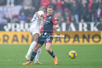 2024-11-24 - Antoine Makoumbou (Cagliari) - Morten Wetche Frendrup (Genoa) - GENOA CFC VS CAGLIARI CALCIO - ITALIAN SERIE A - SOCCER