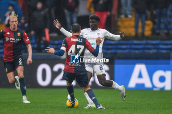 2024-11-24 - Morten Thorsby (Genoa) - Milan Badelj (Genoa) - Michel Adopo (Cagliari) - GENOA CFC VS CAGLIARI CALCIO - ITALIAN SERIE A - SOCCER