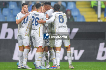 2024-11-24 - Team Cagliari celebrates after scoring a 2 - 2 - GENOA CFC VS CAGLIARI CALCIO - ITALIAN SERIE A - SOCCER