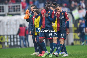 2024-11-24 - Mario Balotelli (Genoa) - Milan Badelj (Genoa) - GENOA CFC VS CAGLIARI CALCIO - ITALIAN SERIE A - SOCCER