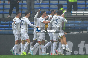 2024-11-24 - Team Cagliari celebrates after scoring a 0 - 1 - GENOA CFC VS CAGLIARI CALCIO - ITALIAN SERIE A - SOCCER