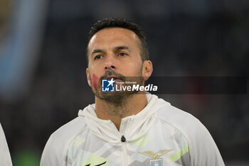 2024-11-24 - Lazio's Pedro  during the Italian Football Championship League A 2024/2025 match between SS Lazio vs Bologna FC at the Olimpic Stadium in Rome on 24 November 2024. - SS LAZIO VS BOLOGNA FC - ITALIAN SERIE A - SOCCER