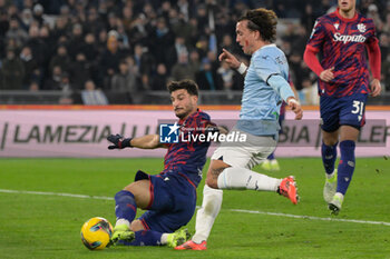 2024-11-24 - Lazio's Luca Pellegrini  during the Italian Football Championship League A 2024/2025 match between SS Lazio vs Bologna FC at the Olimpic Stadium in Rome on 24 November 2024. - SS LAZIO VS BOLOGNA FC - ITALIAN SERIE A - SOCCER