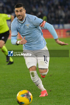 2024-11-24 - Lazio’s Mattia Zaccagni  during the Italian Football Championship League A 2024/2025 match between SS Lazio vs Bologna FC at the Olimpic Stadium in Rome on 24 November 2024. - SS LAZIO VS BOLOGNA FC - ITALIAN SERIE A - SOCCER