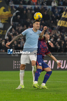 2024-11-24 - Lazio's Matias Vecino  during the Italian Football Championship League A 2024/2025 match between SS Lazio vs Bologna FC at the Olimpic Stadium in Rome on 24 November 2024. - SS LAZIO VS BOLOGNA FC - ITALIAN SERIE A - SOCCER