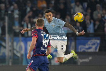 2024-11-24 - Lazio's Matias Vecino  during the Italian Football Championship League A 2024/2025 match between SS Lazio vs Bologna FC at the Olimpic Stadium in Rome on 24 November 2024. - SS LAZIO VS BOLOGNA FC - ITALIAN SERIE A - SOCCER