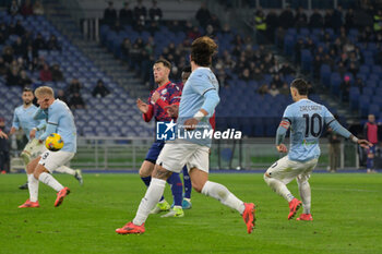 2024-11-24 - Lazio’s Mattia Zaccagni  goal 2-0 during the Italian Football Championship League A 2024/2025 match between SS Lazio vs Bologna FC at the Olimpic Stadium in Rome on 24 November 2024. - SS LAZIO VS BOLOGNA FC - ITALIAN SERIE A - SOCCER