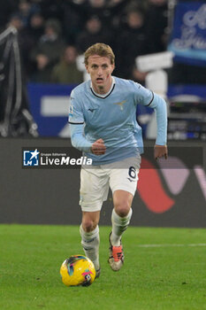 2024-11-24 - Lazio's Nicolo' Rovella   during the Italian Football Championship League A 2024/2025 match between SS Lazio vs Bologna FC at the Olimpic Stadium in Rome on 24 November 2024. - SS LAZIO VS BOLOGNA FC - ITALIAN SERIE A - SOCCER