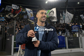 2024-11-24 - Lazio’s Mattia Zaccagni  during the Italian Football Championship League A 2024/2025 match between SS Lazio vs Bologna FC at the Olimpic Stadium in Rome on 24 November 2024. - SS LAZIO VS BOLOGNA FC - ITALIAN SERIE A - SOCCER