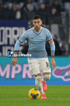 2024-11-24 - Lazio’s Mattia Zaccagni during the Italian Football Championship League A 2024/2025 match between SS Lazio vs Bologna FC at the Olimpic Stadium in Rome on 24 November 2024. - SS LAZIO VS BOLOGNA FC - ITALIAN SERIE A - SOCCER