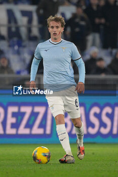 2024-11-24 - Lazio's Nicolo' Rovella  during the Italian Football Championship League A 2024/2025 match between SS Lazio vs Bologna FC at the Olimpic Stadium in Rome on 24 November 2024. - SS LAZIO VS BOLOGNA FC - ITALIAN SERIE A - SOCCER