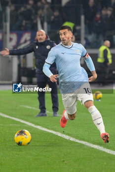 2024-11-24 - Lazio’s Mattia Zaccagni during the Italian Football Championship League A 2024/2025 match between SS Lazio vs Bologna FC at the Olimpic Stadium in Rome on 24 November 2024. - SS LAZIO VS BOLOGNA FC - ITALIAN SERIE A - SOCCER