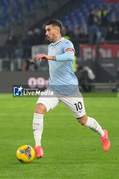 2024-11-24 - Lazio’s Mattia Zaccagni during the Italian Football Championship League A 2024/2025 match between SS Lazio vs Bologna FC at the Olimpic Stadium in Rome on 24 November 2024. - SS LAZIO VS BOLOGNA FC - ITALIAN SERIE A - SOCCER