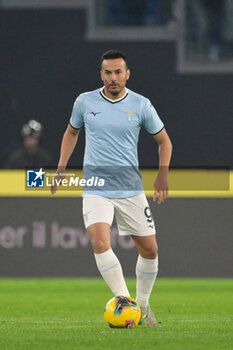 2024-11-24 - Lazio's Pedro  during the Italian Football Championship League A 2024/2025 match between SS Lazio vs Bologna FC at the Olimpic Stadium in Rome on 24 November 2024. - SS LAZIO VS BOLOGNA FC - ITALIAN SERIE A - SOCCER