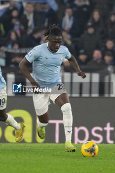 2024-11-24 - Lazio’s Loum Tchaouna during the Italian Football Championship League A 2024/2025 match between SS Lazio vs Bologna FC at the Olimpic Stadium in Rome on 24 November 2024. - SS LAZIO VS BOLOGNA FC - ITALIAN SERIE A - SOCCER