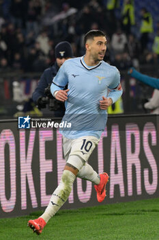 2024-11-24 - Lazio’s Mattia Zaccagni during the Italian Football Championship League A 2024/2025 match between SS Lazio vs Bologna FC at the Olimpic Stadium in Rome on 24 November 2024. - SS LAZIO VS BOLOGNA FC - ITALIAN SERIE A - SOCCER