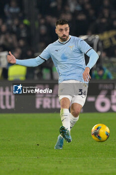 2024-11-24 - Lazio’s Mario Gila during the Italian Football Championship League A 2024/2025 match between SS Lazio vs Bologna FC at the Olimpic Stadium in Rome on 24 November 2024. - SS LAZIO VS BOLOGNA FC - ITALIAN SERIE A - SOCCER