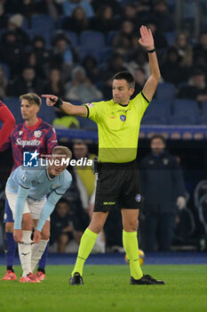 2024-11-24 - Antonio Rapuano referee during the Italian Football Championship League A 2024/2025 match between SS Lazio vs Bologna FC at the Olimpic Stadium in Rome on 24 November 2024. - SS LAZIO VS BOLOGNA FC - ITALIAN SERIE A - SOCCER