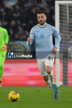 2024-11-24 - Lazio’s Mario Gila during the Italian Football Championship League A 2024/2025 match between SS Lazio vs Bologna FC at the Olimpic Stadium in Rome on 24 November 2024. - SS LAZIO VS BOLOGNA FC - ITALIAN SERIE A - SOCCER