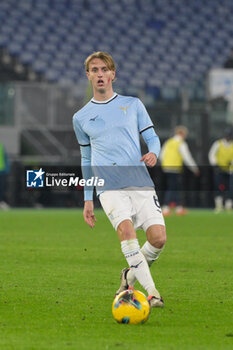 2024-11-24 - Lazio's Nicolo' Rovella during the Italian Football Championship League A 2024/2025 match between SS Lazio vs Bologna FC at the Olimpic Stadium in Rome on 24 November 2024. - SS LAZIO VS BOLOGNA FC - ITALIAN SERIE A - SOCCER