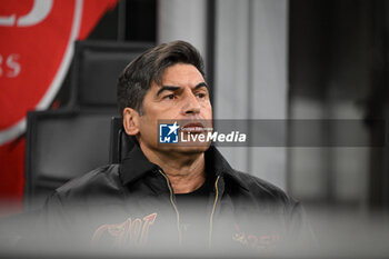 2024-11-23 - Paulo Fonseca, Head Coach of AC Milan, during the Italian Serie A football match between AC Milan and FC Juventus on November 23, 2024 at Giuseppe Meazza San Siro Siro stadium in Milan, Italy - AC MILAN VS JUVENTUS FC - ITALIAN SERIE A - SOCCER