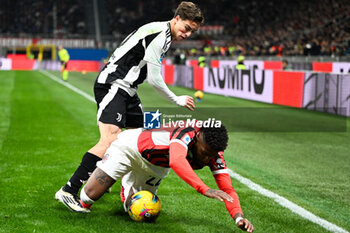 2024-11-23 - Kenan Yildiz of Juventus FC during the Italian Serie A football match between AC Milan and FC Juventus on November 23, 2024 at Giuseppe Meazza San Siro Siro stadium in Milan, Italy - AC MILAN VS JUVENTUS FC - ITALIAN SERIE A - SOCCER