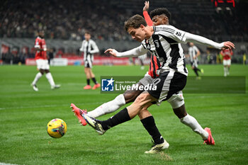 2024-11-23 - Kenan Yildiz of Juventus FC during the Italian Serie A football match between AC Milan and FC Juventus on November 23, 2024 at Giuseppe Meazza San Siro Siro stadium in Milan, Italy - AC MILAN VS JUVENTUS FC - ITALIAN SERIE A - SOCCER