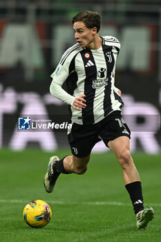 2024-11-23 - Kenan Yildiz of Juventus FC during the Italian Serie A football match between AC Milan and FC Juventus on November 23, 2024 at Giuseppe Meazza San Siro Siro stadium in Milan, Italy - AC MILAN VS JUVENTUS FC - ITALIAN SERIE A - SOCCER