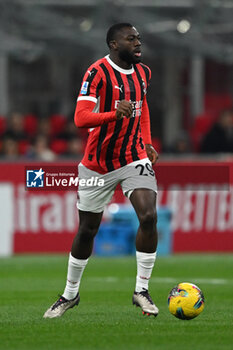 2024-11-23 - Youssouf Fofana of Juventus FC during the Italian Serie A football match between AC Milan and FC Juventus on November 23, 2024 at Giuseppe Meazza San Siro Siro stadium in Milan, Italy - AC MILAN VS JUVENTUS FC - ITALIAN SERIE A - SOCCER