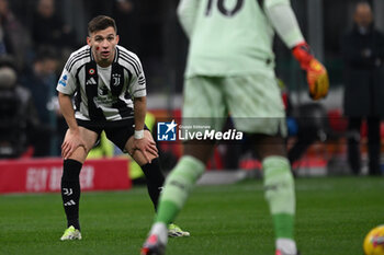 2024-11-23 - Francisco Conceicao of Juventus FC during the Italian Serie A football match between AC Milan and FC Juventus on November 23, 2024 at Giuseppe Meazza San Siro Siro stadium in Milan, Italy - AC MILAN VS JUVENTUS FC - ITALIAN SERIE A - SOCCER