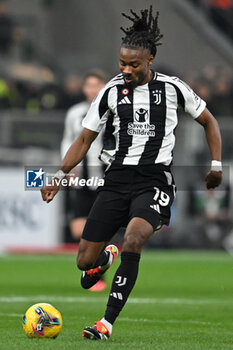 2024-11-23 - Khephren Thuram of Juventus FC during the Italian Serie A football match between AC Milan and FC Juventus on November 23, 2024 at Giuseppe Meazza San Siro Siro stadium in Milan, Italy - AC MILAN VS JUVENTUS FC - ITALIAN SERIE A - SOCCER