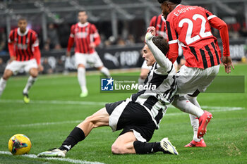 2024-11-23 - Kenan Yildiz of Juventus FC during the Italian Serie A football match between AC Milan and FC Juventus on November 23, 2024 at Giuseppe Meazza San Siro Siro stadium in Milan, Italy - AC MILAN VS JUVENTUS FC - ITALIAN SERIE A - SOCCER