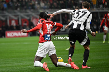 2024-11-23 - Rafael Leao of AC Milan during the Italian Serie A football match between AC Milan and FC Juventus on November 23, 2024 at Giuseppe Meazza San Siro Siro stadium in Milan, Italy - AC MILAN VS JUVENTUS FC - ITALIAN SERIE A - SOCCER