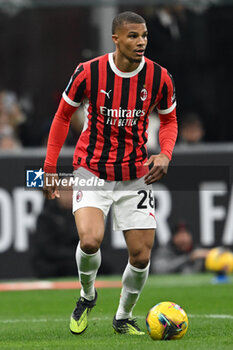 2024-11-23 - Malick Thiaw of AC Milan during the Italian Serie A football match between AC Milan and FC Juventus on November 23, 2024 at Giuseppe Meazza San Siro Siro stadium in Milan, Italy - AC MILAN VS JUVENTUS FC - ITALIAN SERIE A - SOCCER