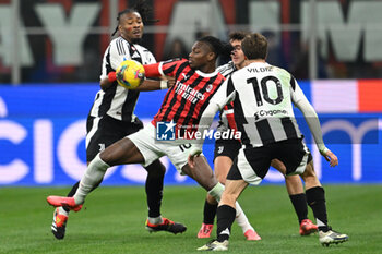 2024-11-23 - Rafael Leao of AC Milan during the Italian Serie A football match between AC Milan and FC Juventus on November 23, 2024 at Giuseppe Meazza San Siro Siro stadium in Milan, Italy - AC MILAN VS JUVENTUS FC - ITALIAN SERIE A - SOCCER