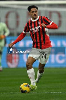 2024-11-23 - Tijjani Reijnders of AC Milan during the Italian Serie A football match between AC Milan and FC Juventus on November 23, 2024 at Giuseppe Meazza San Siro Siro stadium in Milan, Italy - AC MILAN VS JUVENTUS FC - ITALIAN SERIE A - SOCCER