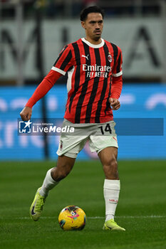 2024-11-23 - Tijjani Reijnders of AC Milan during the Italian Serie A football match between AC Milan and FC Juventus on November 23, 2024 at Giuseppe Meazza San Siro Siro stadium in Milan, Italy - AC MILAN VS JUVENTUS FC - ITALIAN SERIE A - SOCCER