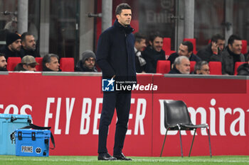 2024-11-23 - Thiago Motta of Juventus FC and coach Thiago Motta of FC Juventus during the Italian Serie A football match between AC Milan and FC Juventus on November 23, 2024 at Giuseppe Meazza San Siro Siro stadium in Milan, Italy - AC MILAN VS JUVENTUS FC - ITALIAN SERIE A - SOCCER