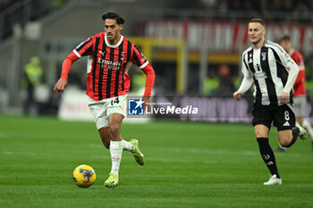 2024-11-23 - Tijjani Reijnders of AC Milan during the Italian Serie A football match between AC Milan and FC Juventus on November 23, 2024 at Giuseppe Meazza San Siro Siro stadium in Milan, Italy - AC MILAN VS JUVENTUS FC - ITALIAN SERIE A - SOCCER