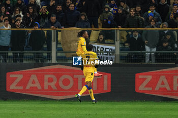 2024-11-23 - Ademola Lookman (Atalanta BC) celebrates after scoring the goal of 1-3 - PARMA CALCIO VS ATALANTA BC - ITALIAN SERIE A - SOCCER