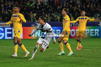 2024-11-23 - Matteo Cancellieri (Parma Calcio) celebrates after scoring the goal of 1-2 - PARMA CALCIO VS ATALANTA BC - ITALIAN SERIE A - SOCCER