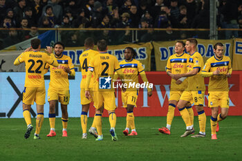 2024-11-23 - Atalanta BC celebrates after scoring the goal of 0-2 - PARMA CALCIO VS ATALANTA BC - ITALIAN SERIE A - SOCCER