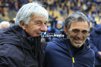 2024-11-23 - Gian Piero Gasperini (Head coach Atalanta BC) and Fabio Pecchia (Head Coach Parma Calcio) - PARMA CALCIO VS ATALANTA BC - ITALIAN SERIE A - SOCCER